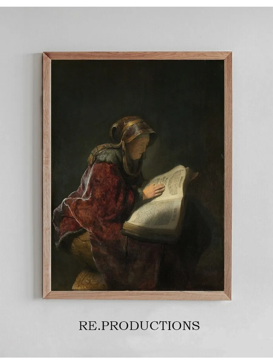 Old Woman Reading