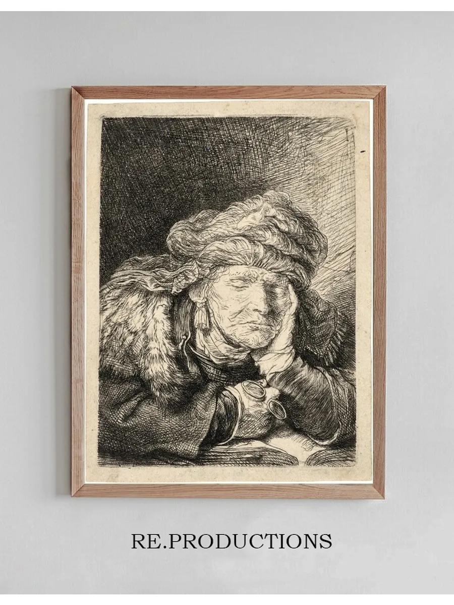 Old Woman Sleeping