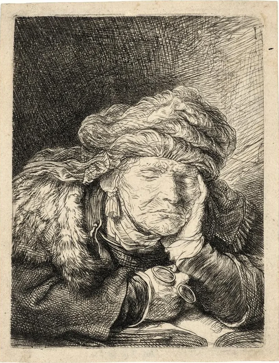 Old Woman Sleeping