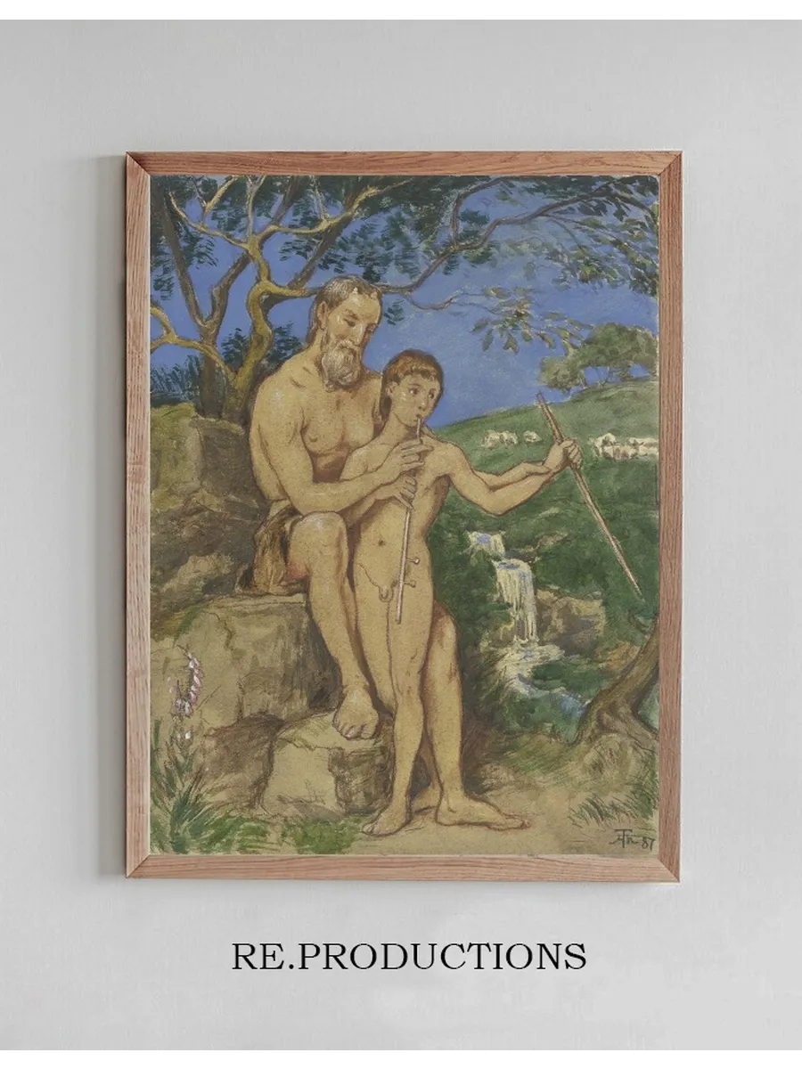 Old and Young Faun