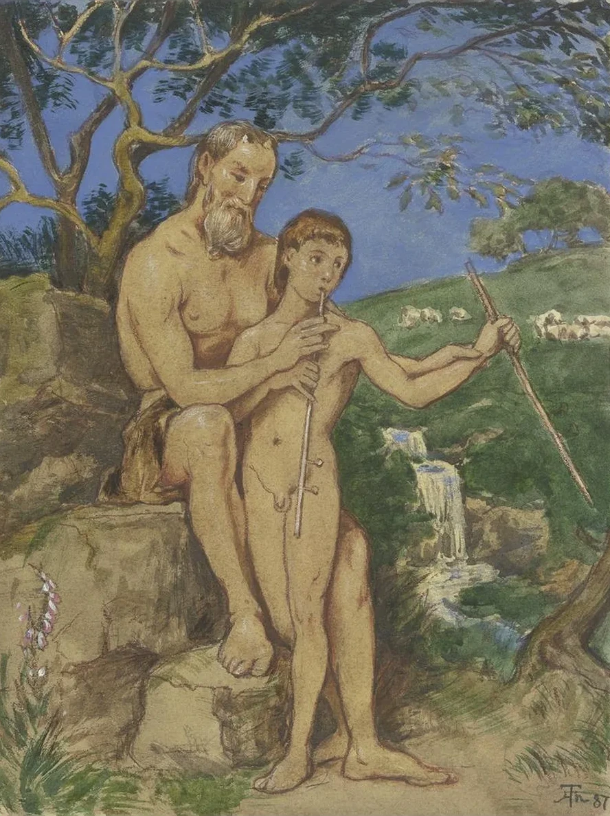 Old and Young Faun