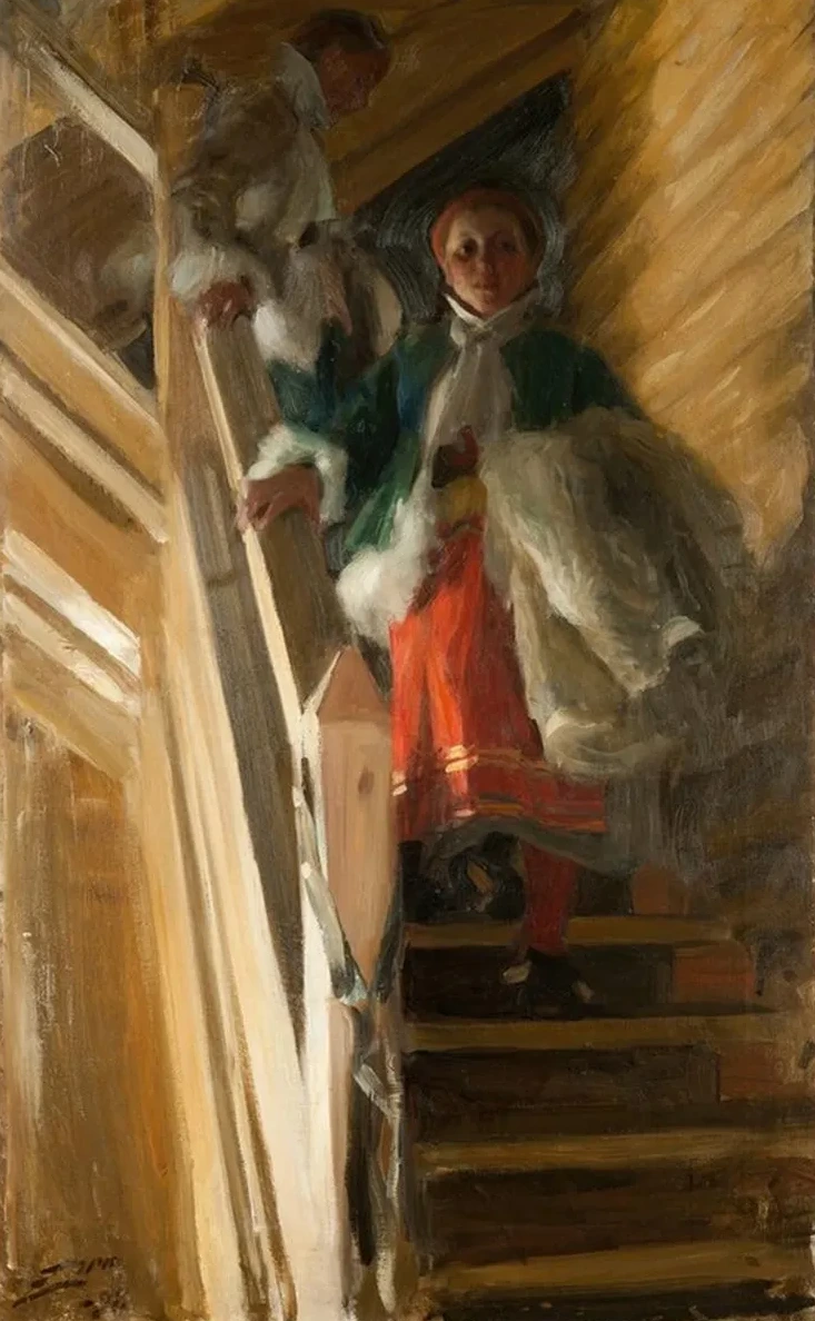 On the Attic Stairs