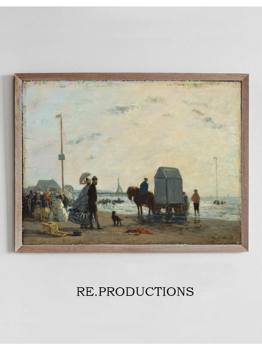 On the Beach at Trouville
