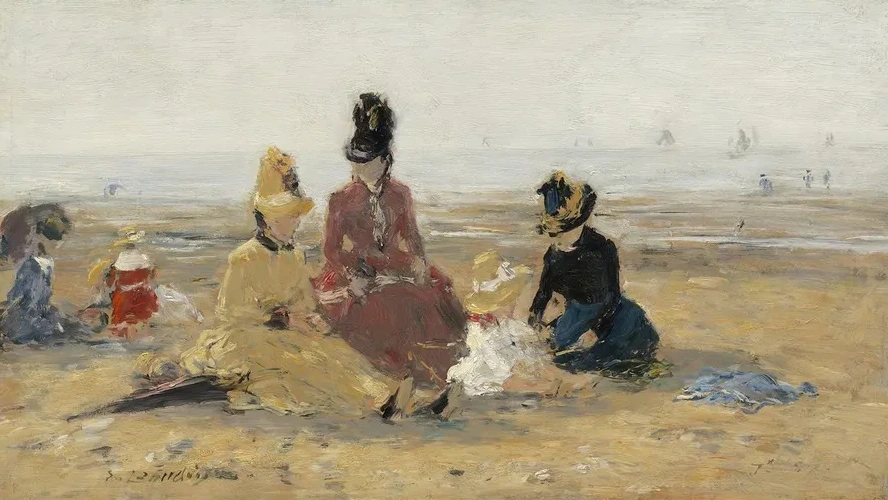 On the Beach,Trouville
