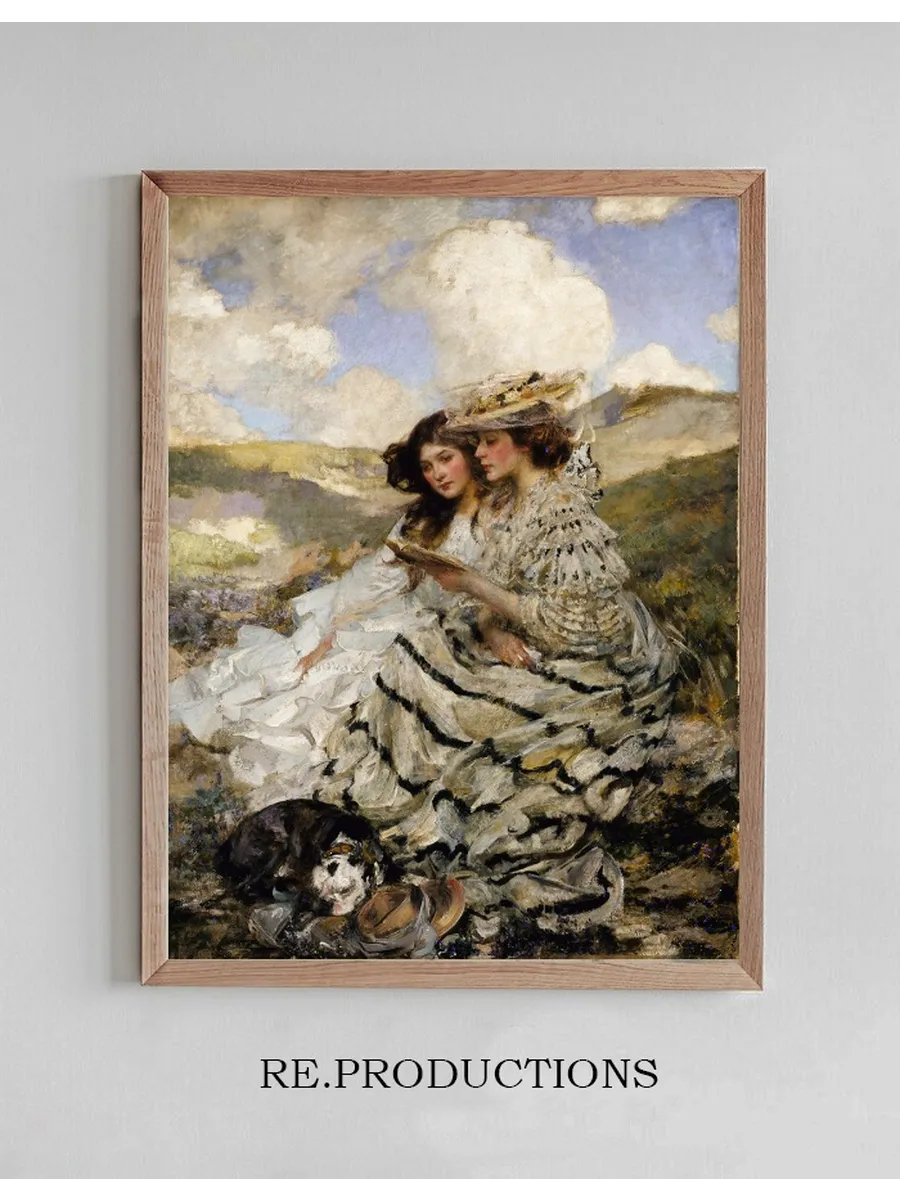 On the Dunes (Lady Shannon and Kitty)