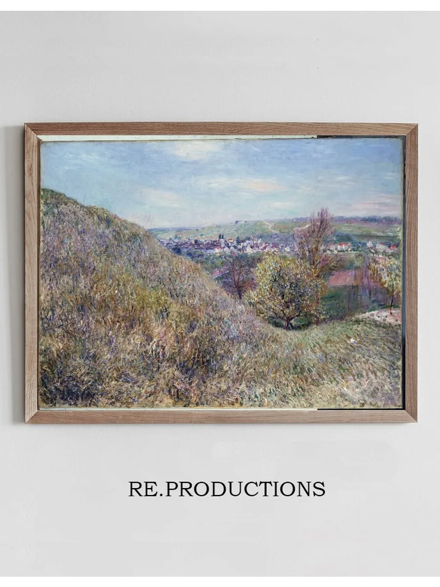 On the Hills of Moret in Spring Morning