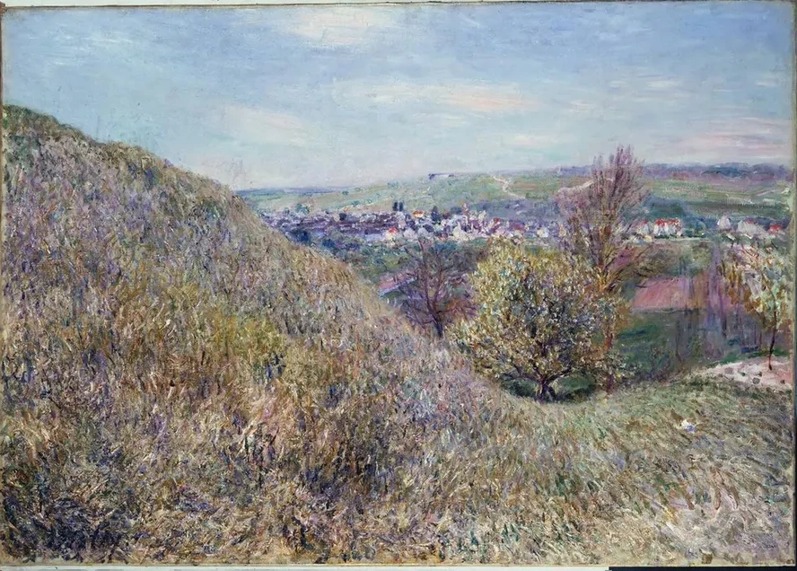 On the Hills of Moret in Spring Morning
