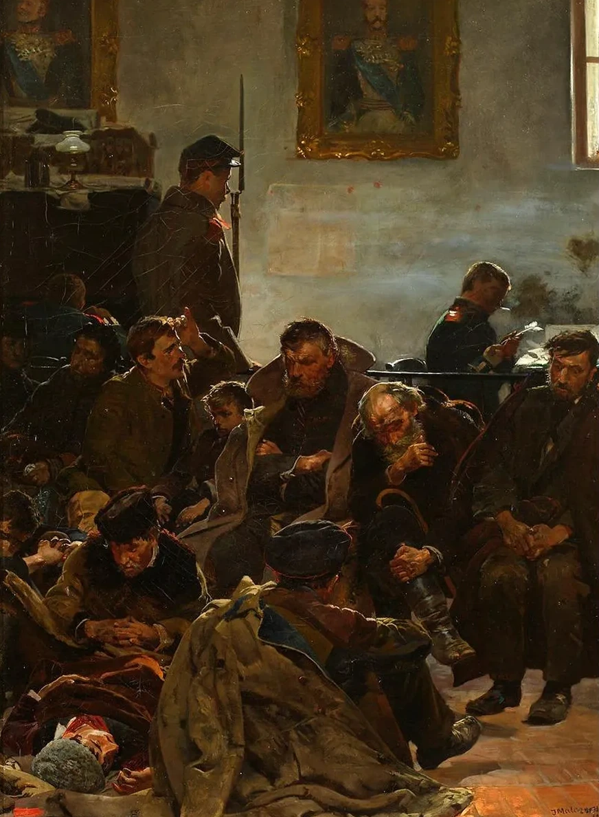On the Way to Exile (convicts on the Way to Siberia)