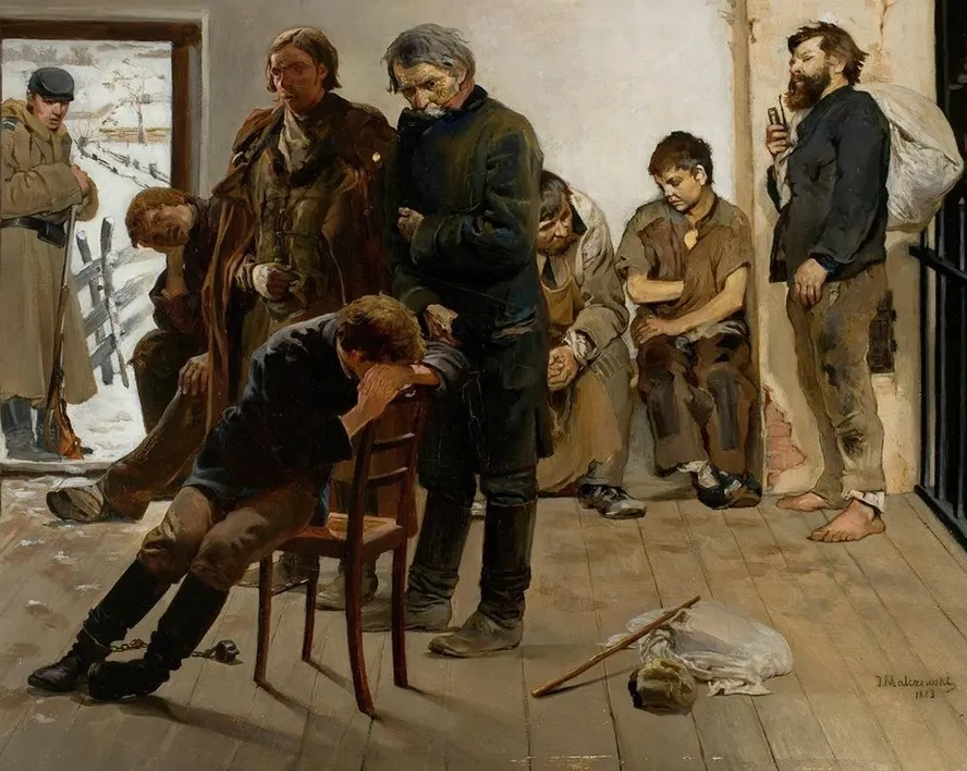 On the Way to Exile (prisoners)