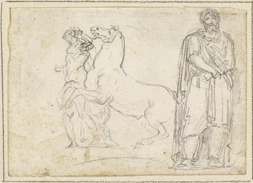One of the Dioscuri and a Barbarian Prisoner