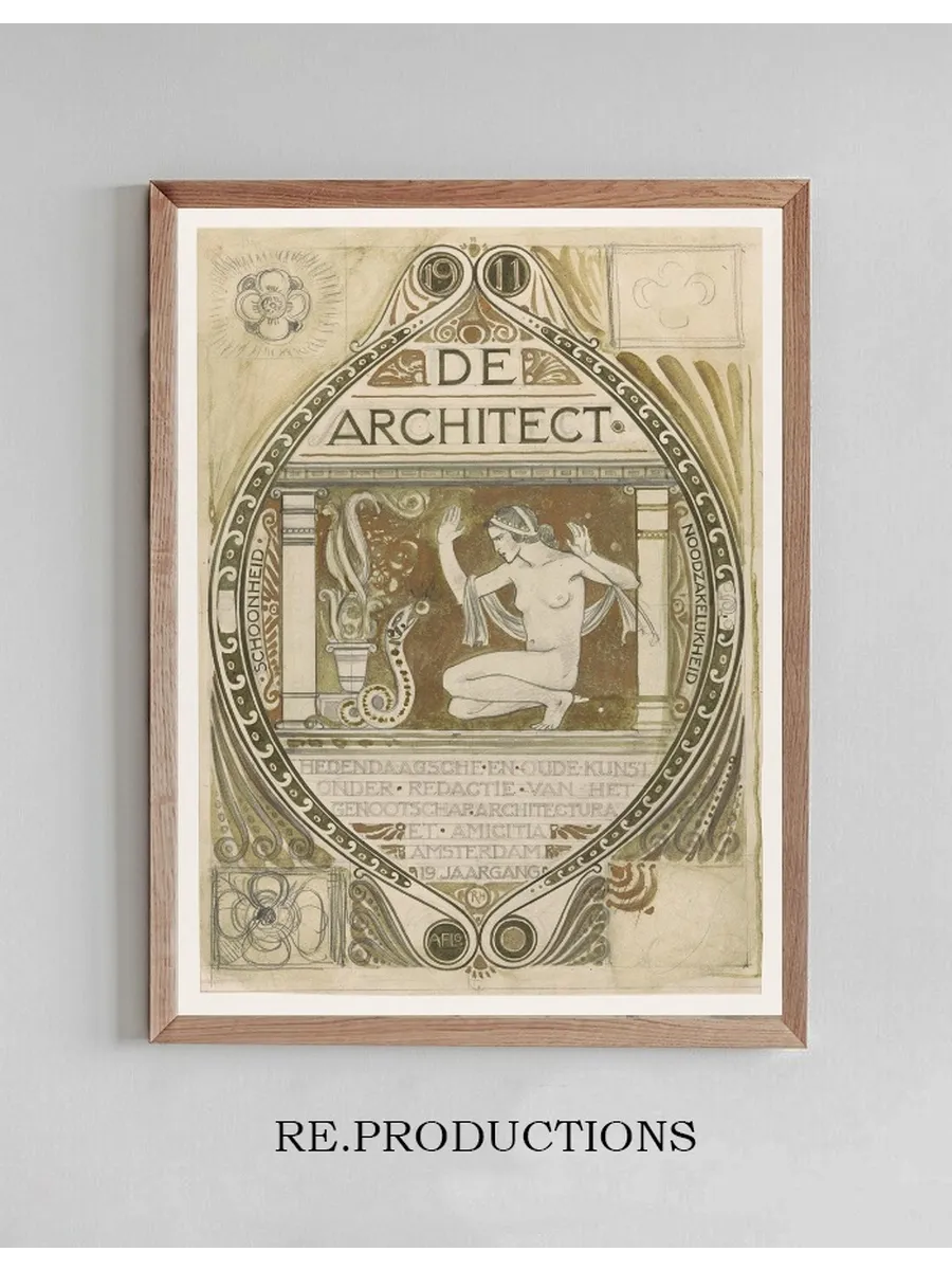 Ontwerp Voor de Omslag van de Architect
