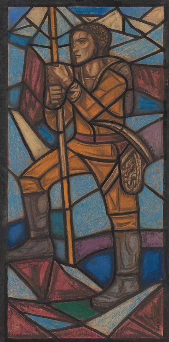 Ontwerp Voor Raam in Het Nederlands Paviljoen Op de Tentoonstelling Arts D Coratifs Te Parijs, 1925