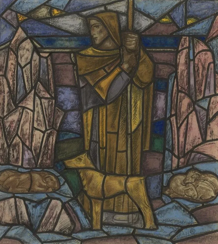 Ontwerp Voor Raam in Het Nederlands Paviljoen Op de Tentoonstelling Arts D Coratifs Te Parijs, 1925