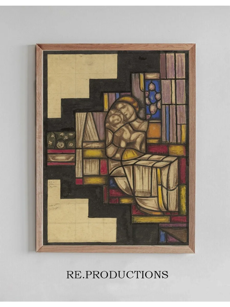 Ontwerp Voor Raam in Het Nederlands Paviljoen Op de Tentoonstelling Arts D Coratifs Te Parijs, 1925