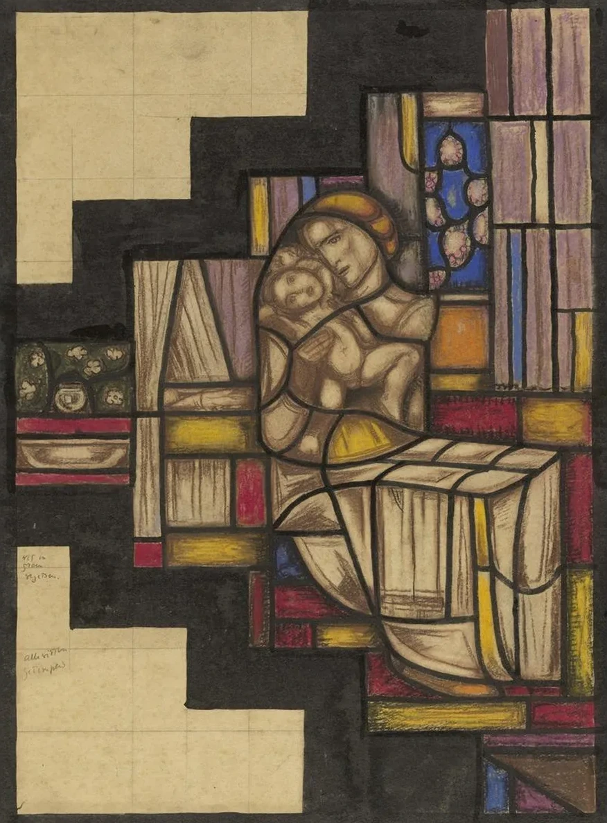 Ontwerp Voor Raam in Het Nederlands Paviljoen Op de Tentoonstelling Arts D Coratifs Te Parijs, 1925
