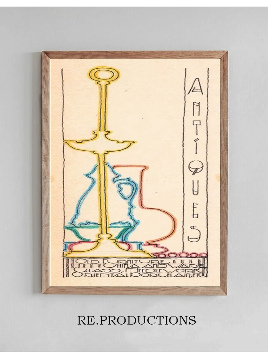 Ontwerp Voor Reclame Voor'antiques