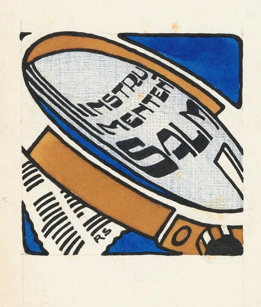 Ontwerp Voor Reclamefolder'instrumenten Salm