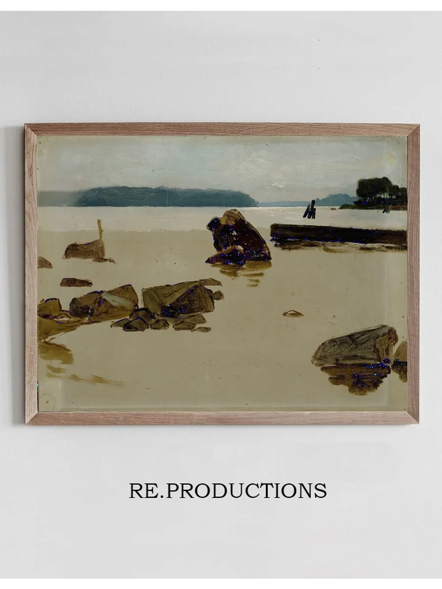 Open Sea off Haikko, study for Boys Playing on the Shore