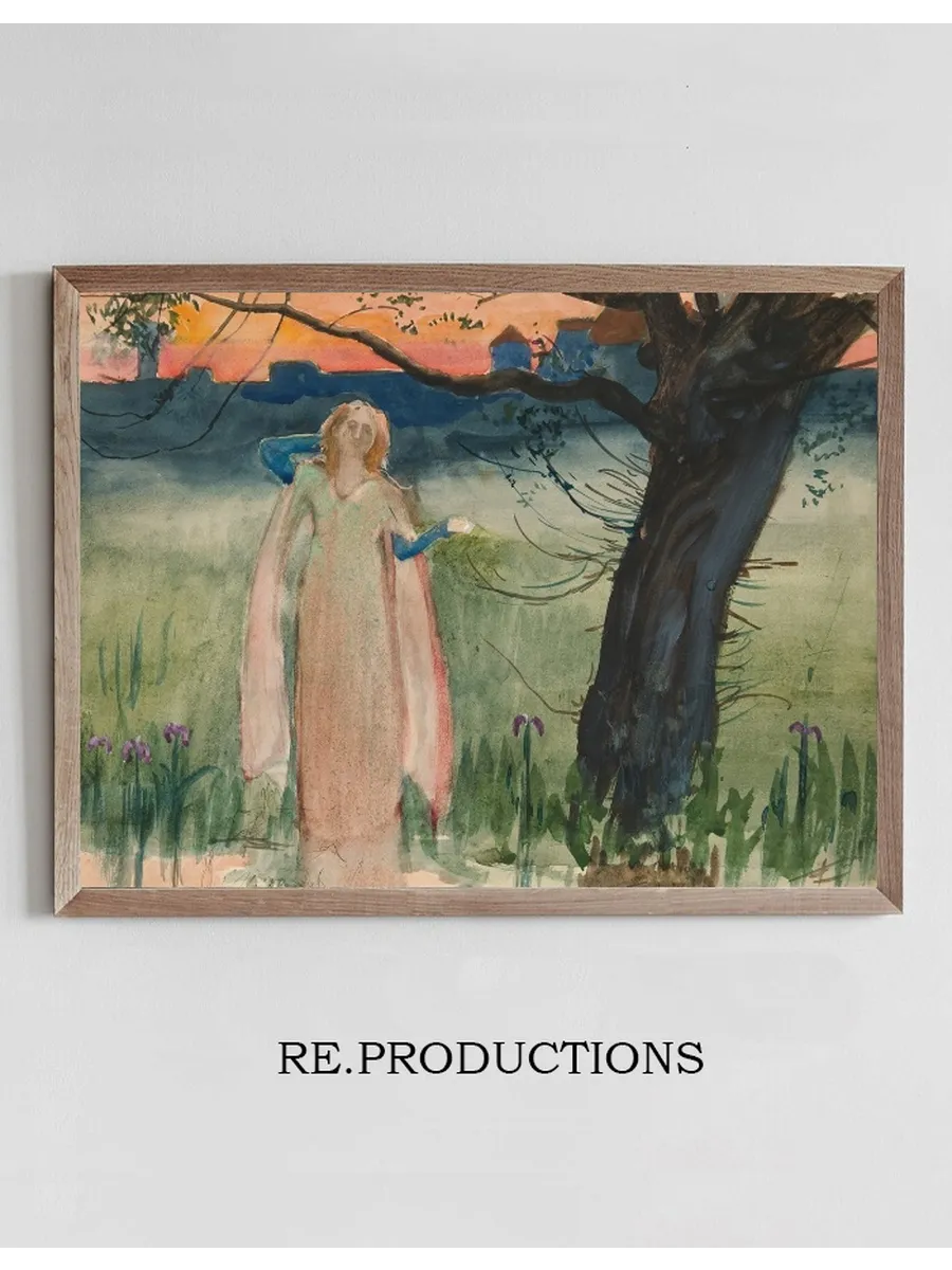 Ophelia by the brook Act IV, Scene VII,Hamlet