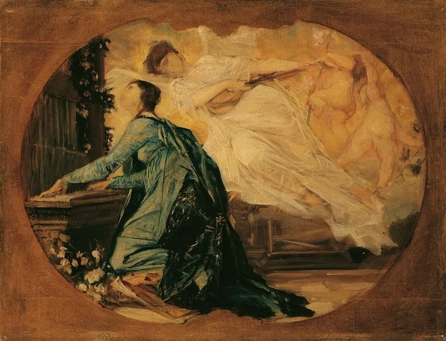 Organ Player (allegory of Church Music)