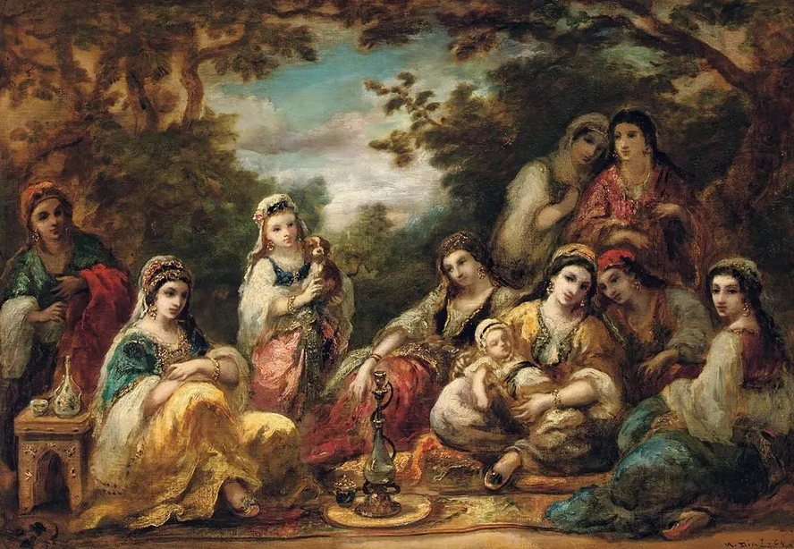 Oriental Ladies at Leisure