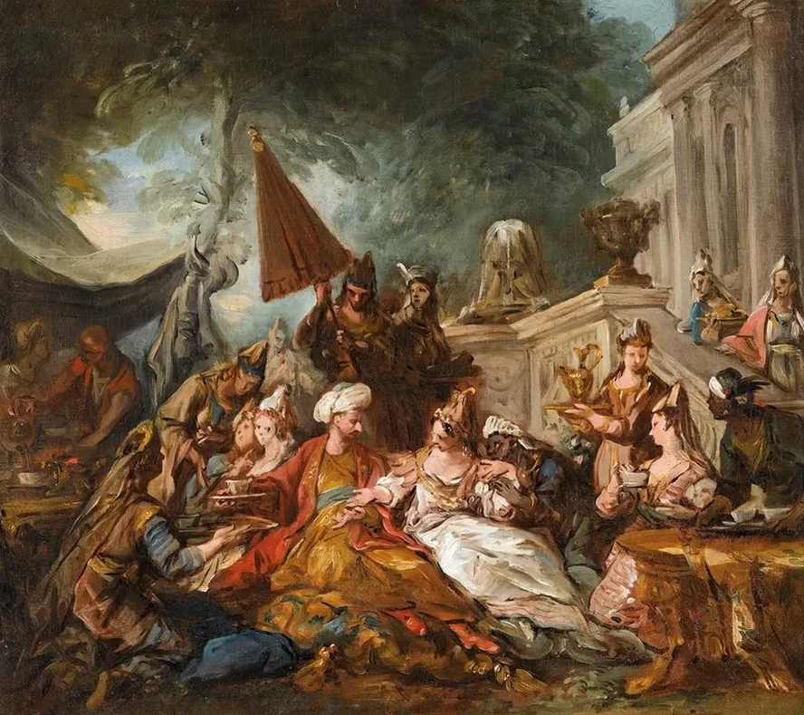 Oriental Scene or Esther's Banquet