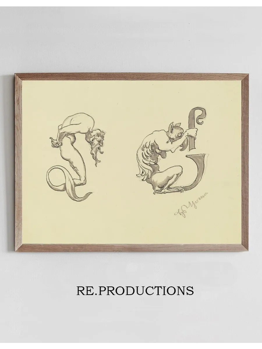 Ornamentale Buchstaben LD