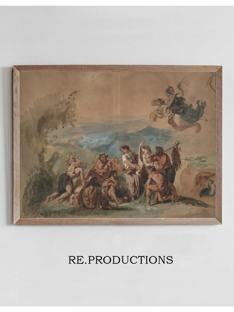 Orpheus Bringing Civilization to the Barbarian Ancestors of Thegreeks