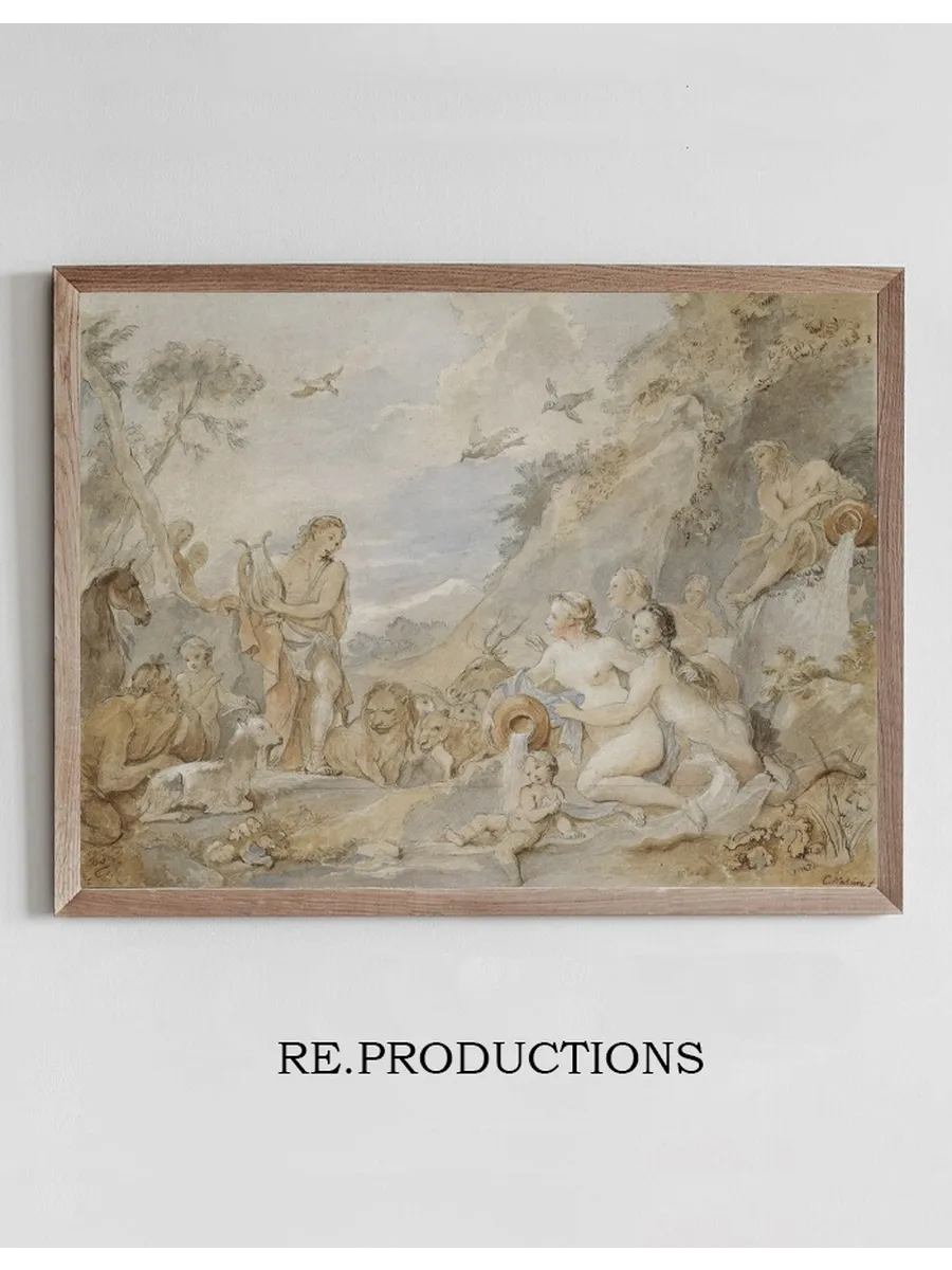 Orpheus Charming the Nymphs, Dryads, and Animals