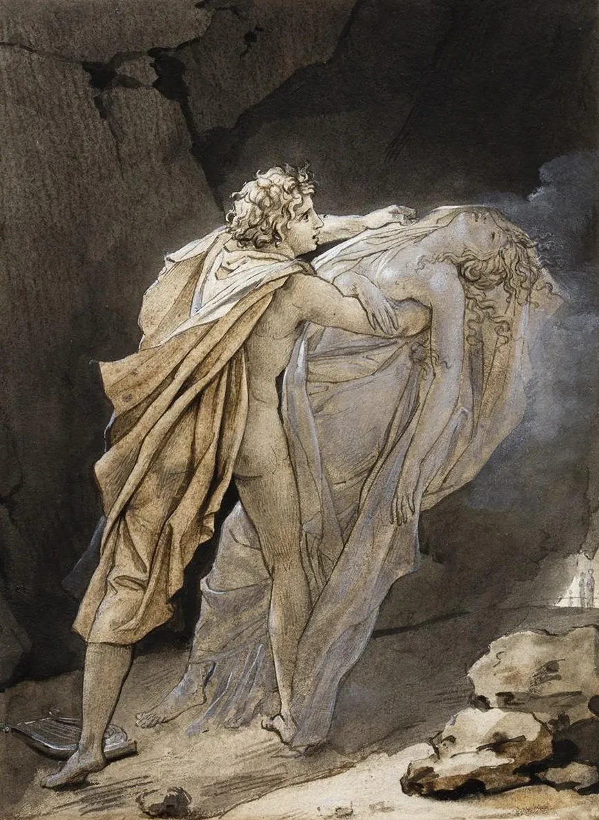 Orpheus Tries to Hold on to Eurydice