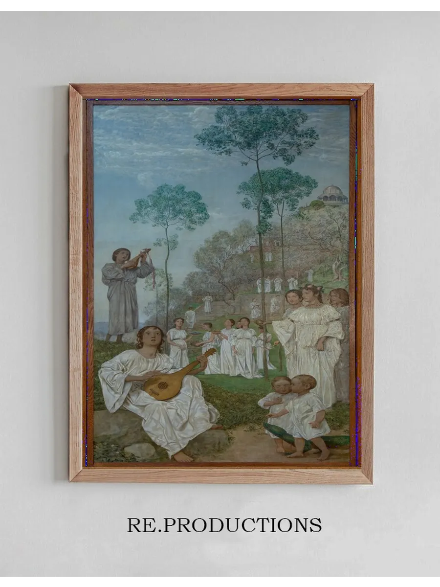 Ostertriptychon Gefilde Der Seligen (das Paradies)