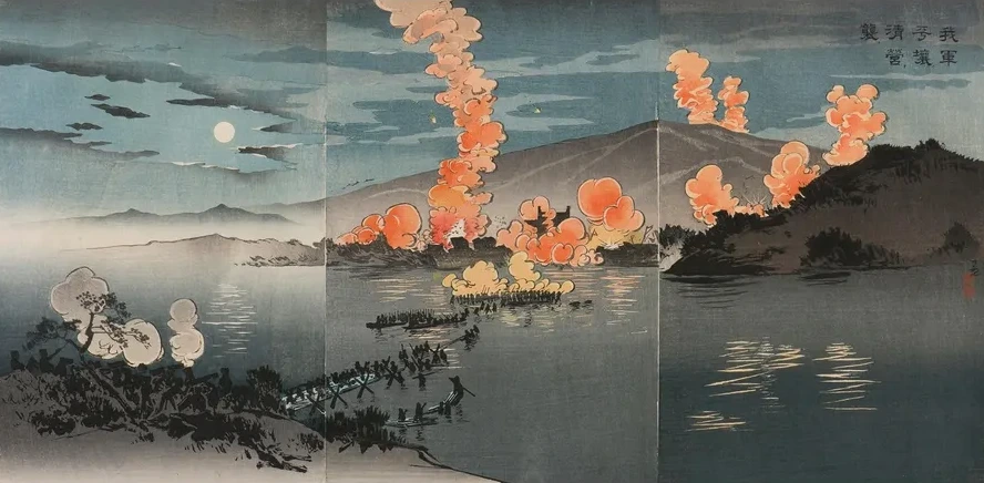Our Army Attacks the Chinese Encampment at Pyeongyang