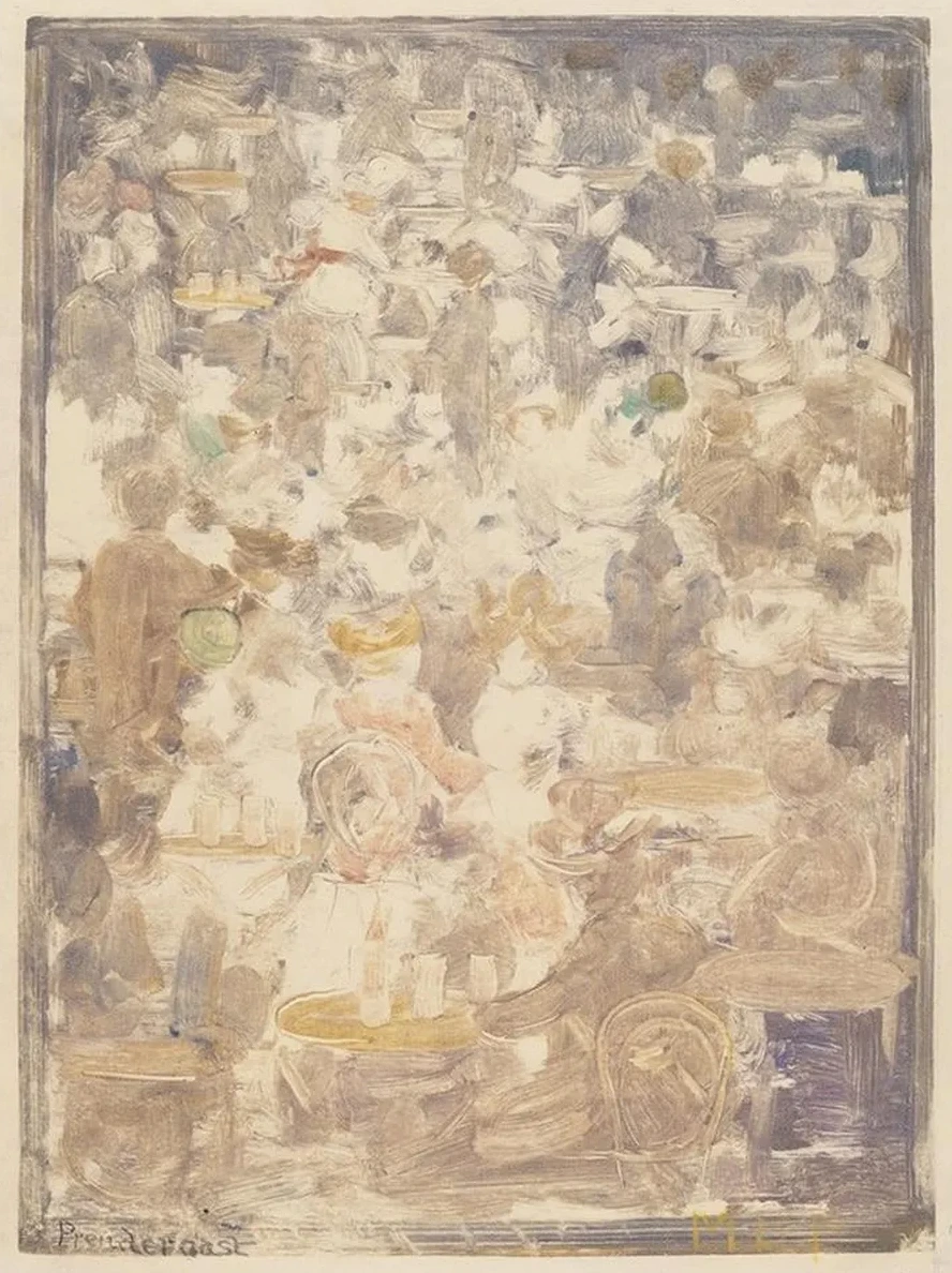 Outdoor Cafe Scene