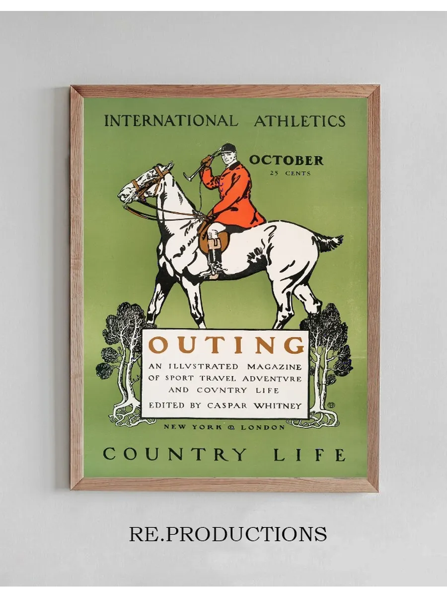 Outing, Illustrated Magazine of Sport Travel Adventure & Contry Life Edited by Caspar Whitney