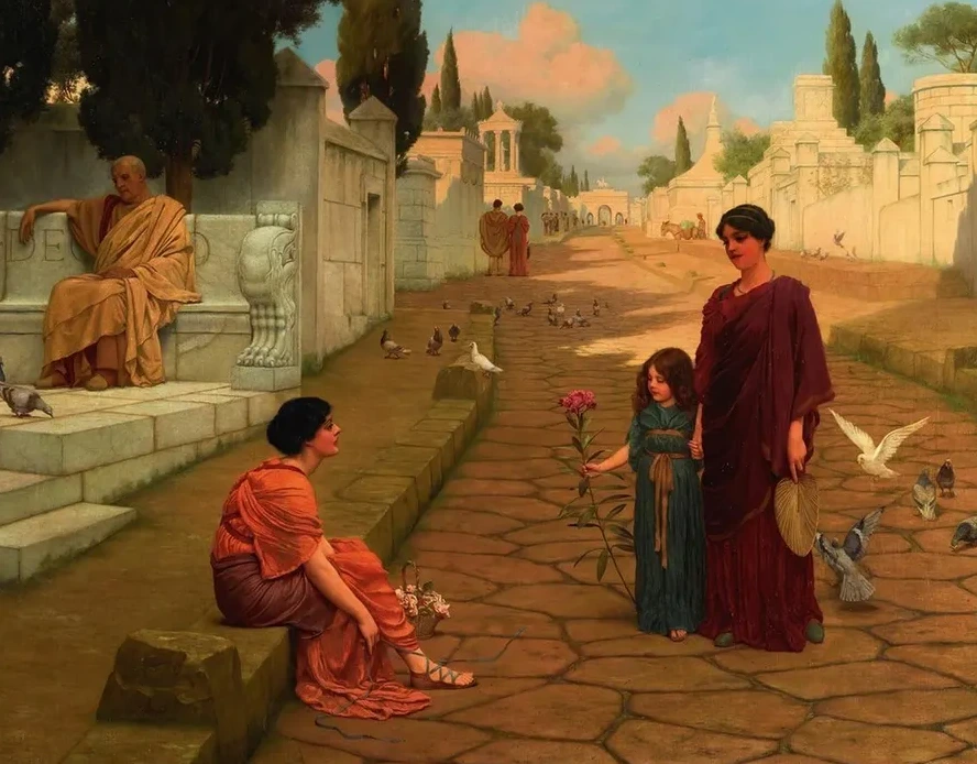Outside The Gate Of Pompeii