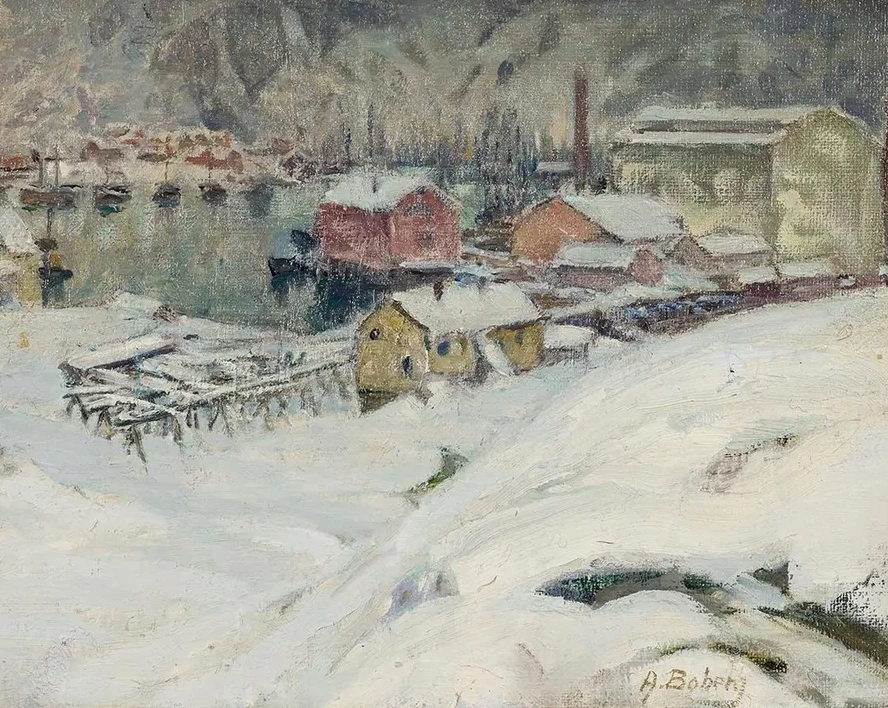 Overcast Weather. Study from North Norway