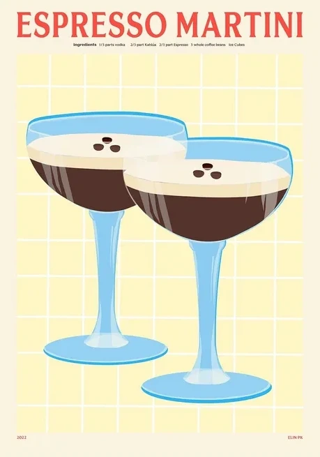 PSTR studio x Elin PK - Espresso Martini