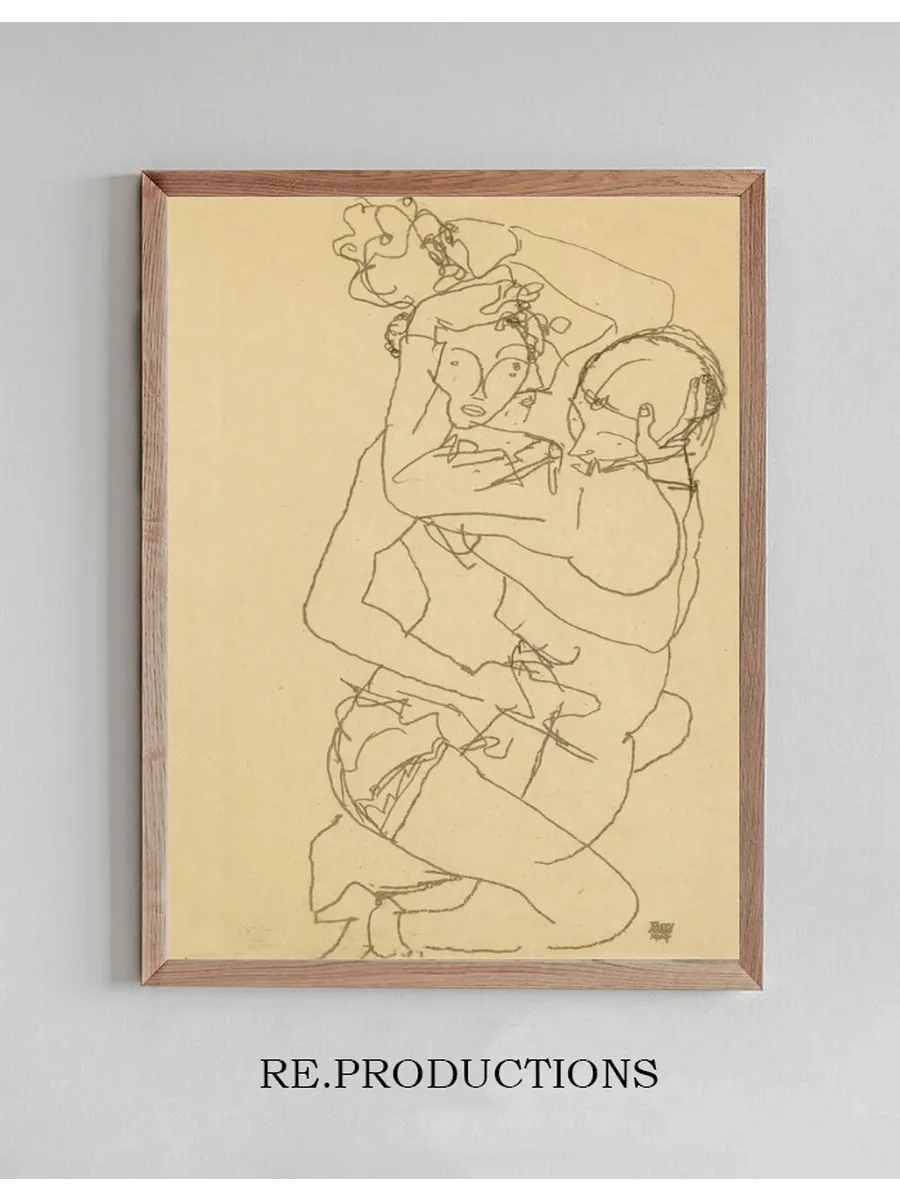Paar Im Umarmung (Couple embracing)