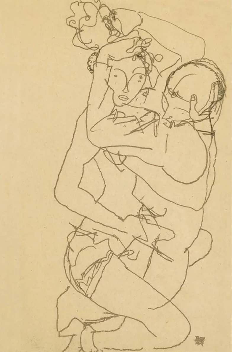 Paar Im Umarmung (Couple embracing)