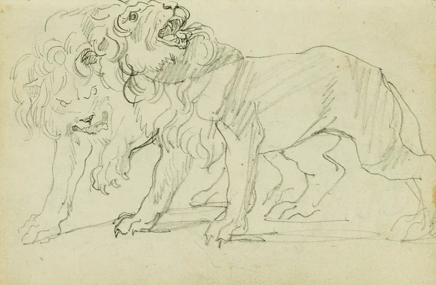 Pair of Lions