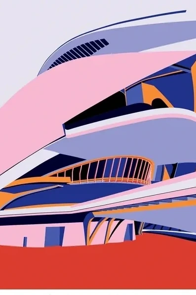 Palau de les Arts by Calatrava - Violet