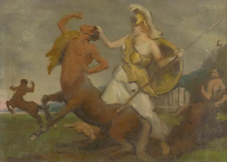 Pallas Athena Fighting Centaurs