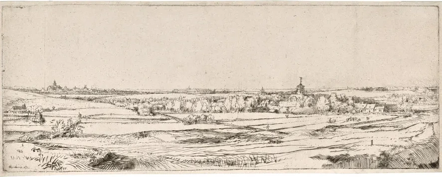Panorama Near Bloemendael Showing the Saxenburg Estate