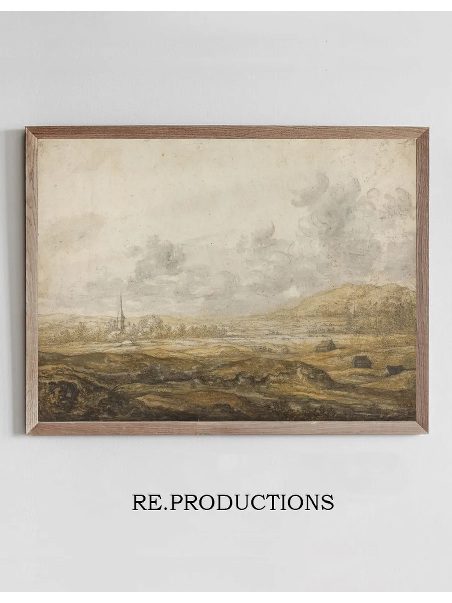 Panoramic Landscape Along the Rhine