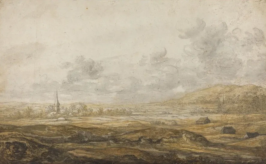 Panoramic Landscape Along the Rhine