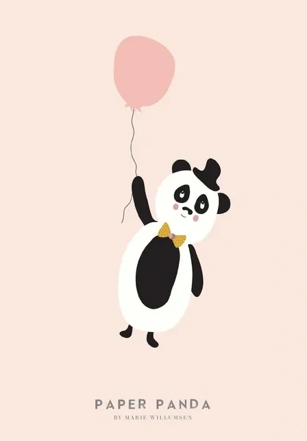 Paper Panda - Rosa