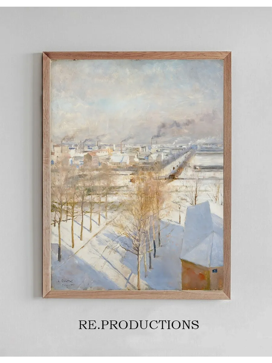 Paris in Snow