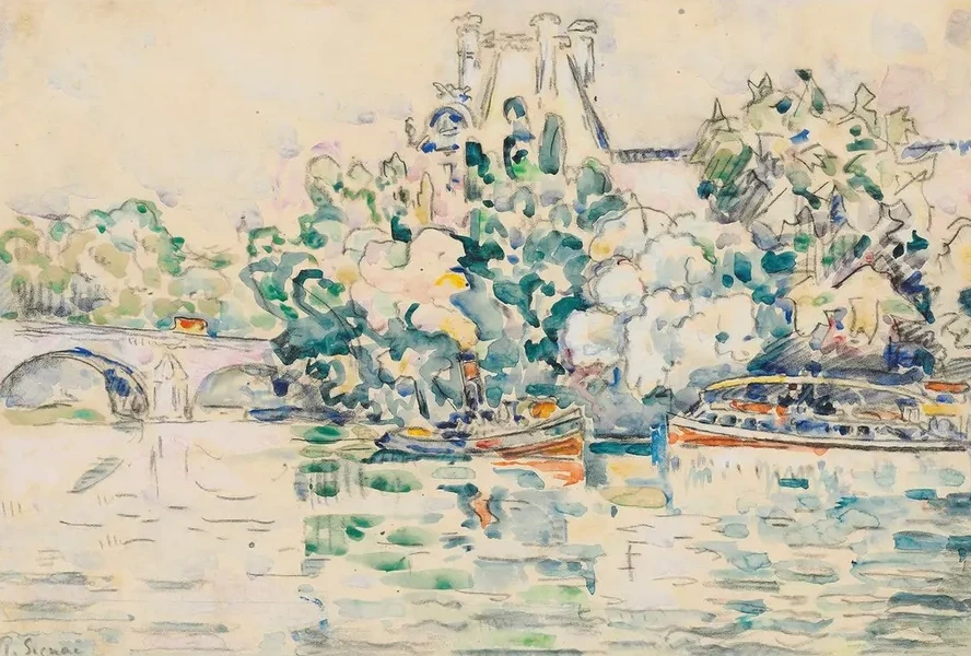 Paris, La Seine au Pont - Royal