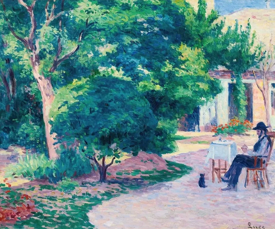 Paris, Le Jardin D alexandre Charpentier Au Hameau Boileau