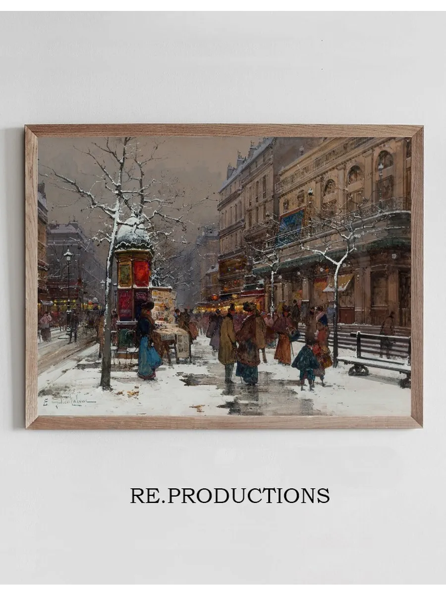 Paris, Boulevard En Hiver
